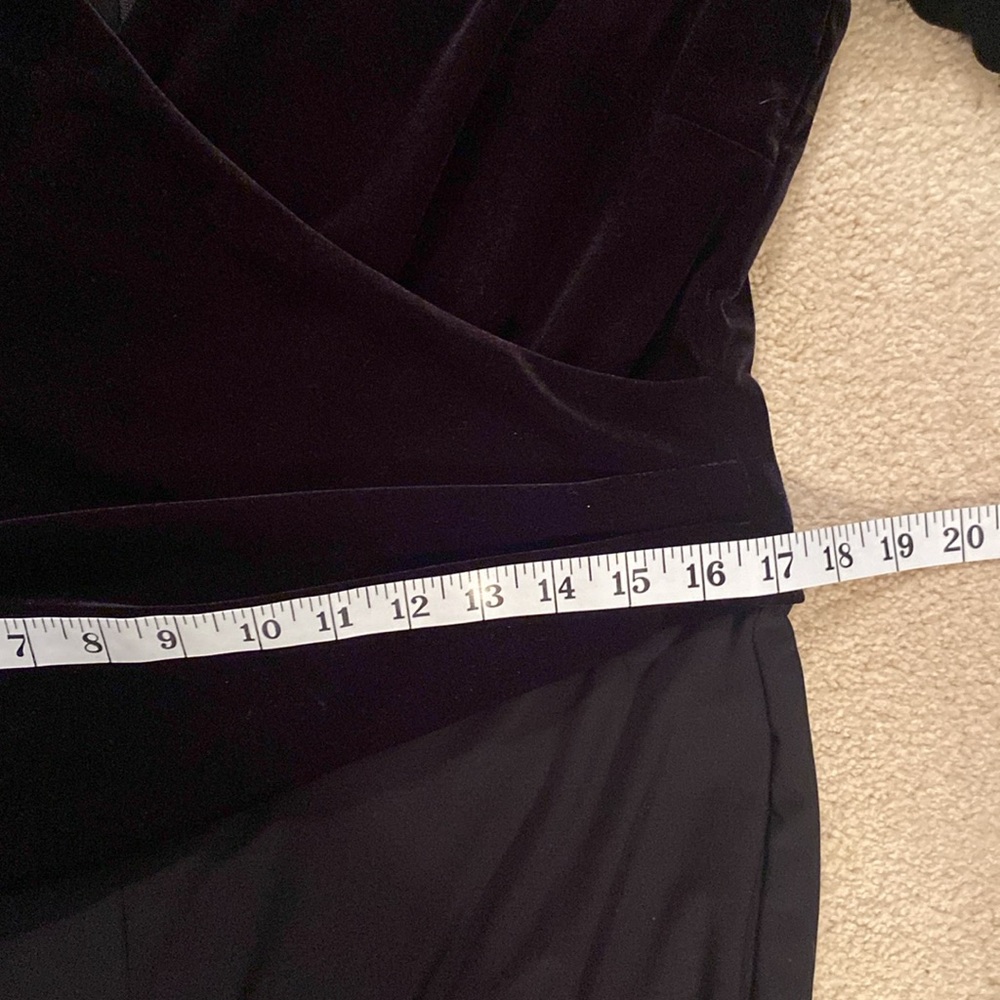 Ralph Lauren size 14 velvet jumpsuit 🔥shoulderless - Picture 7 of 10